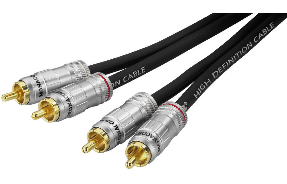 Professional Stereo Audio Connection Cable | 50 Ω