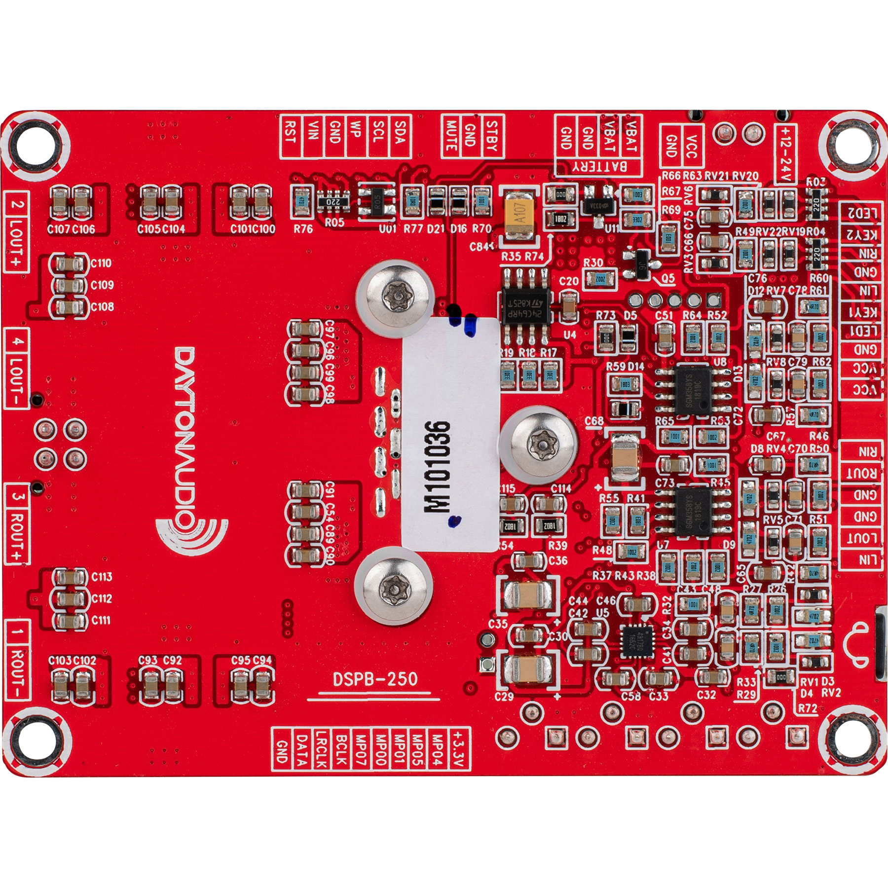 DSPB-250 2x50W Class D Audio Amplifier Board with DSP