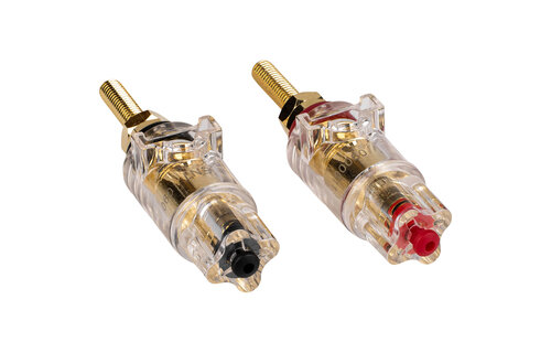 BPS-G | Supreme Insulated Binding Post Banana Jack | Pair Gold