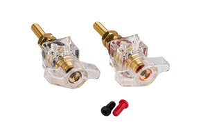 BPWK-G | Winged Knob Insulated Binding Post | Pair Gold