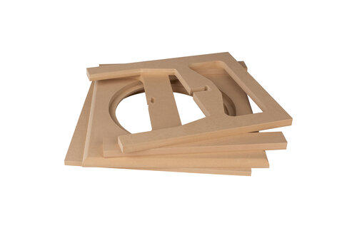 12" Subwoofer | 57 L | Medium Density Fiberboard Starter Kit