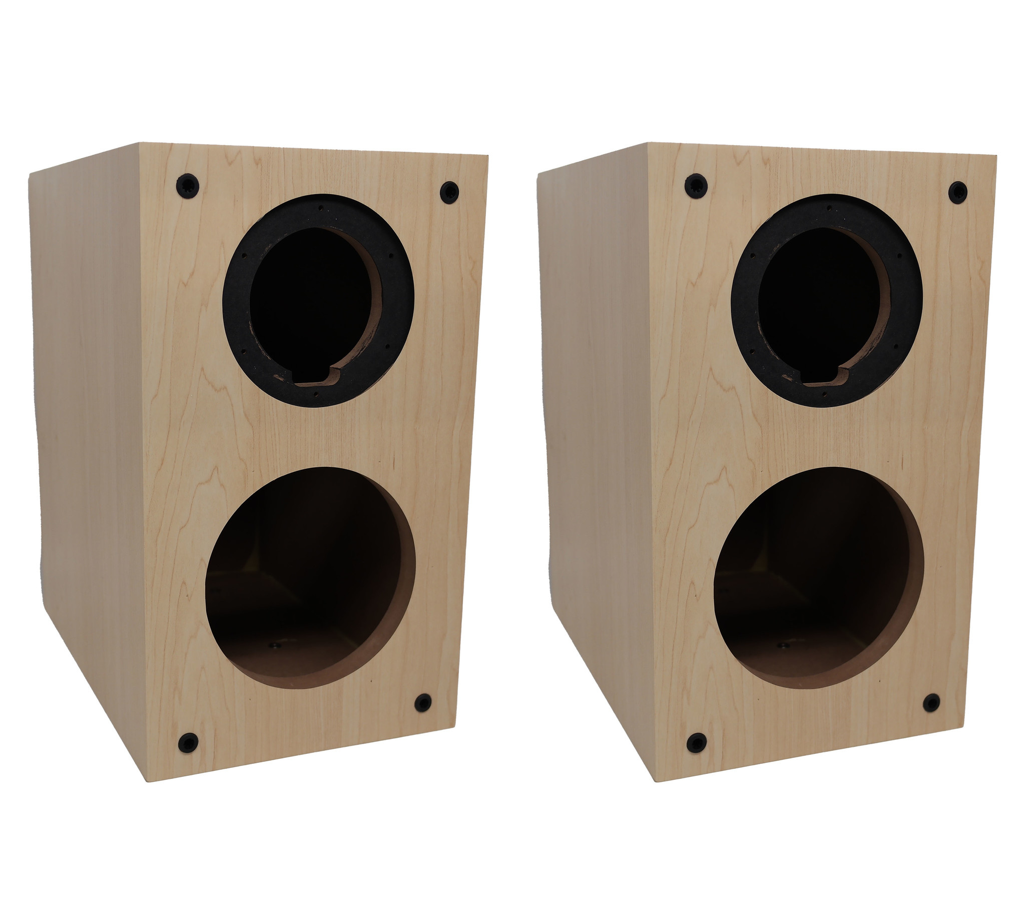Swans DIY2.2-A Bookshelf Speaker | DIY Kit | Cabinets Only | White | Pair
