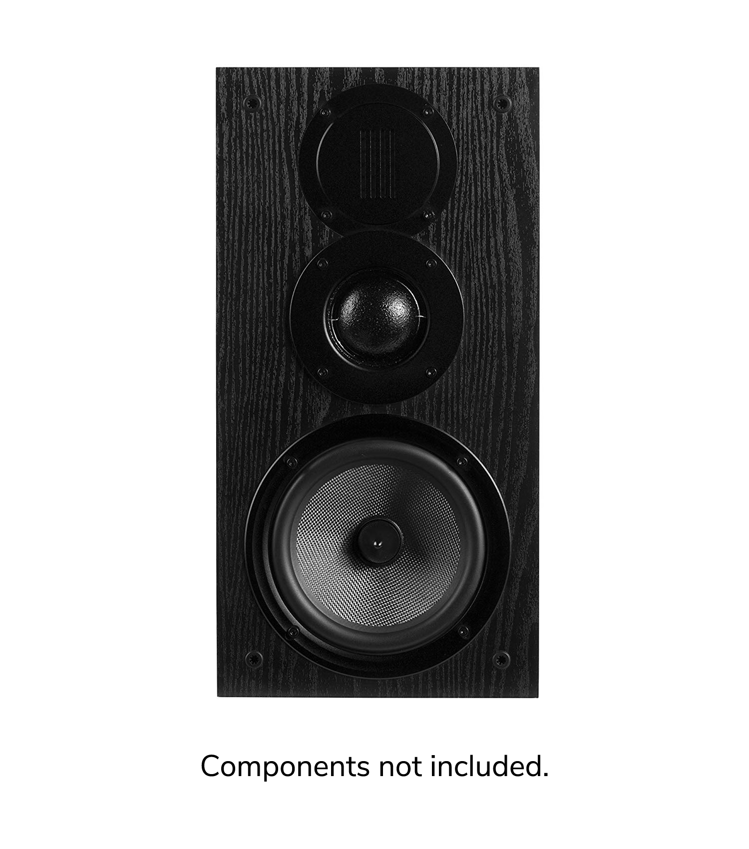 Swans Swans DIY3.1-A Bookshelf Speaker | Cabinet Only | Black| Pair