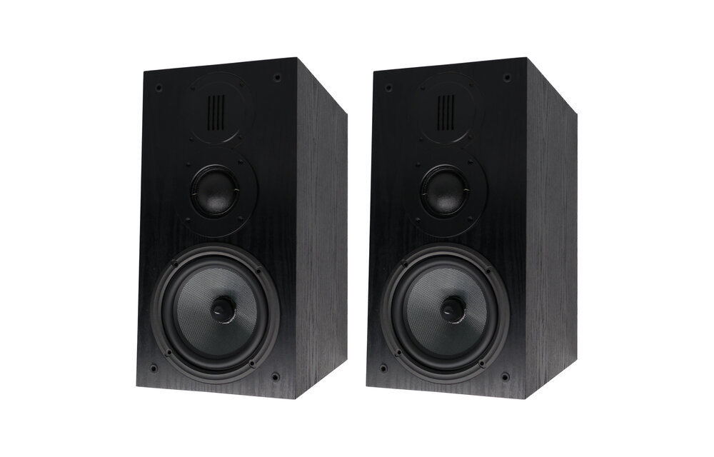 Swans DIY3.1-A Bookshelf Speaker | DIY Kit | Cabinet and Components | Black