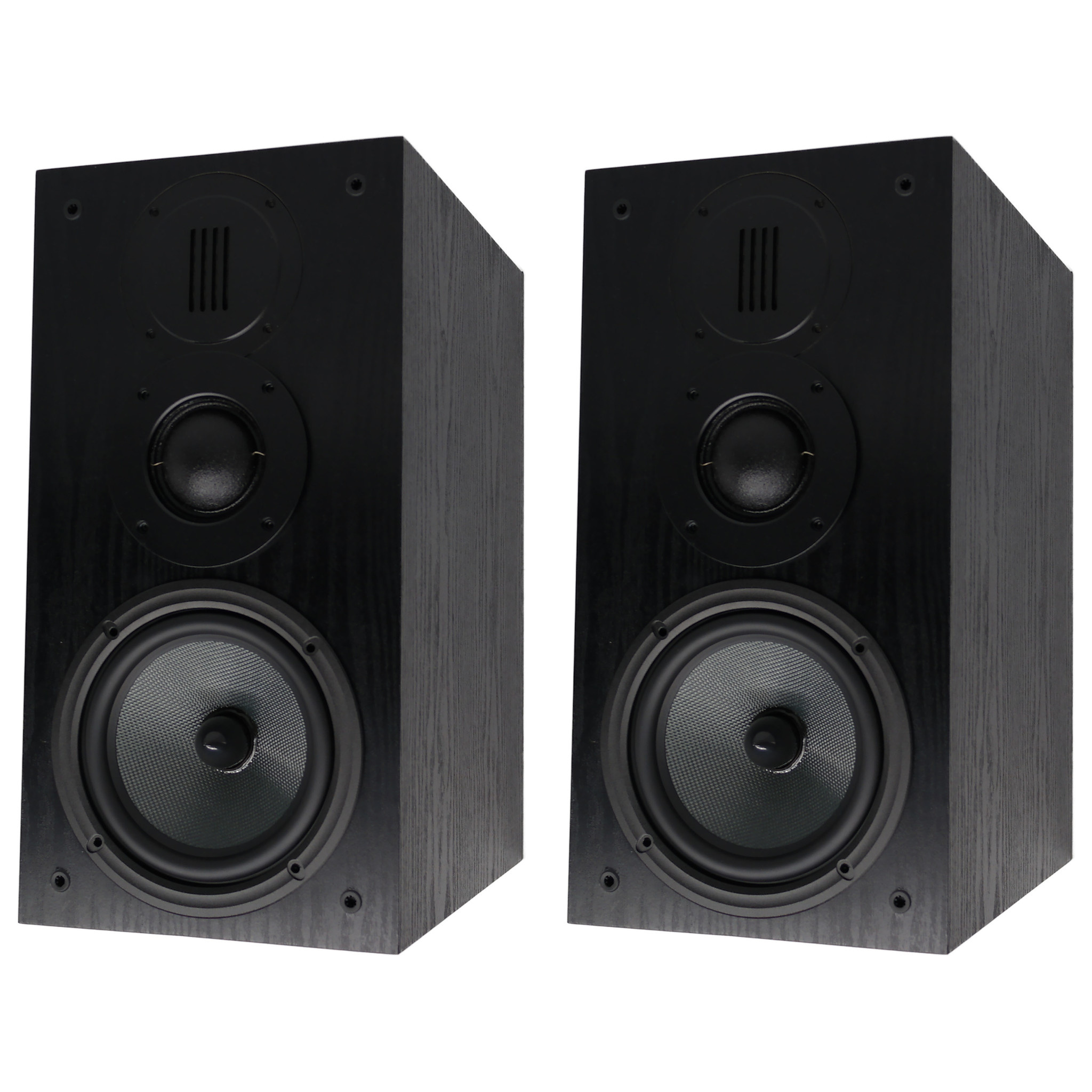 Swans DIY3.1-A Bookshelf Speaker | DIY Kit | Cabinet and Components | Black