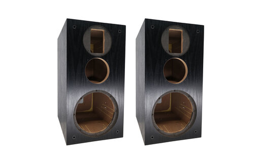 Swans DIY3.1-A Bookshelf Speaker | DIY Kit | Cabinet and Components | Black