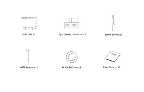 Up2Stream amp 2.1 WiFi and Bluetooth 5.0 Stereo Amplifier Board