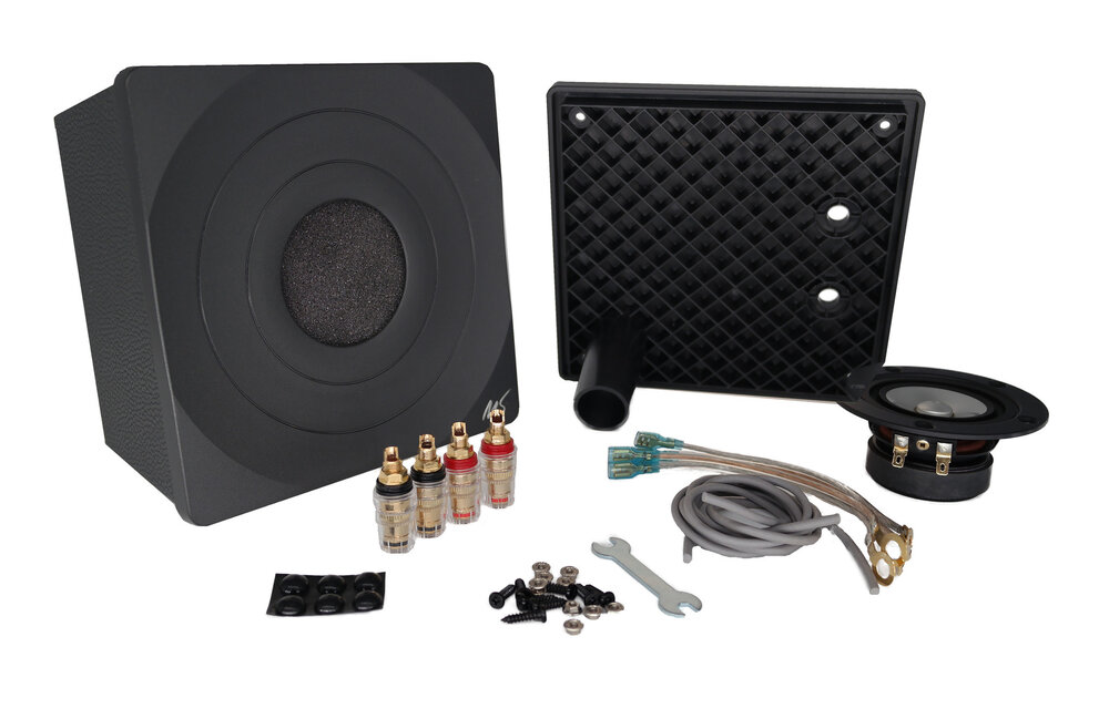 Tozzi One Kit Black  DIY Kit Components and Cabinets | Pair