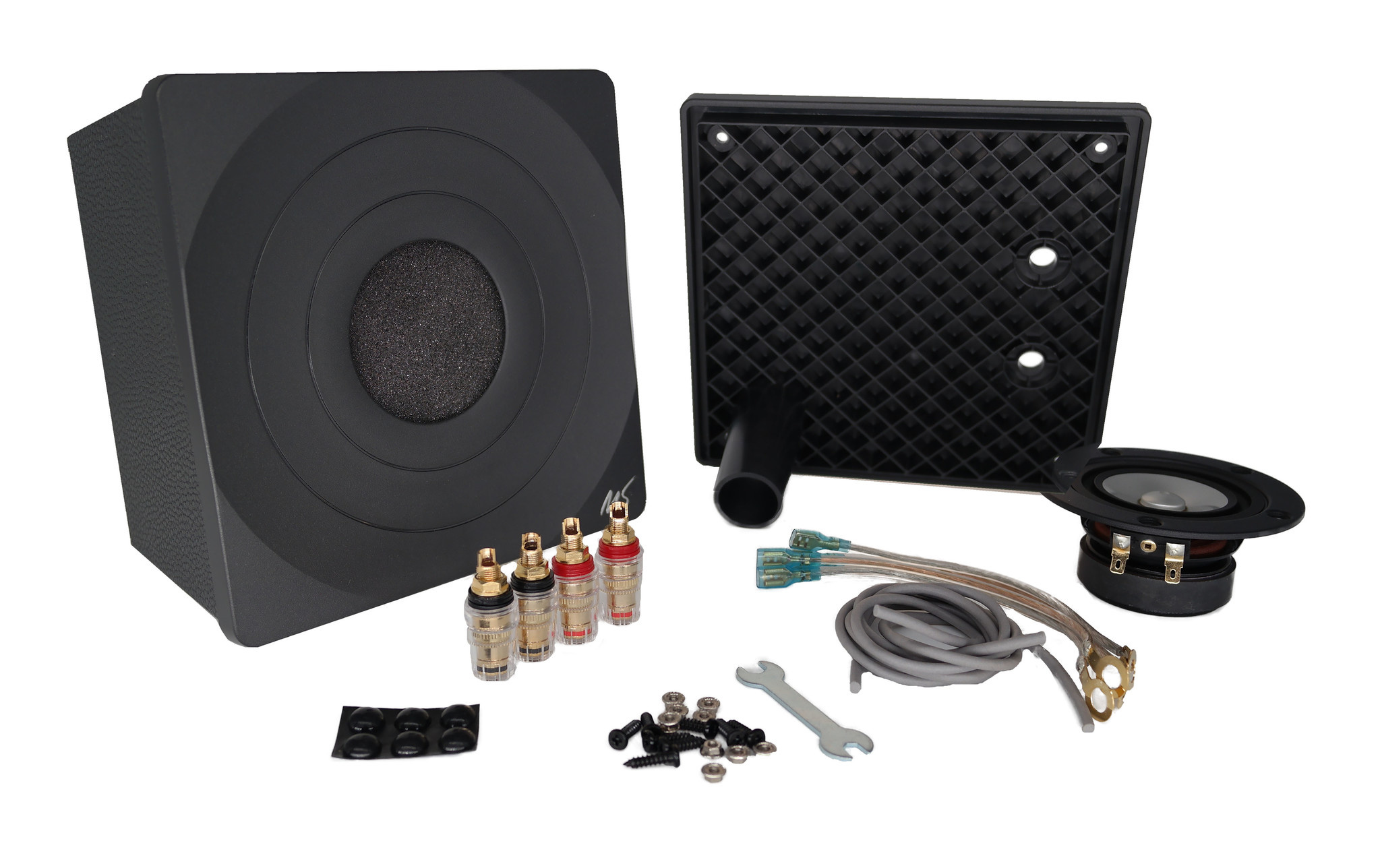 Tozzi One Kit Black  DIY Kit Components and Cabinets | Pair