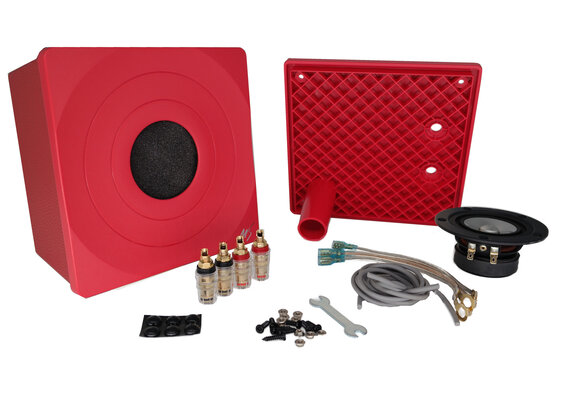 Tozzi One Kit Red | DIY Kit | Components and Cabinet