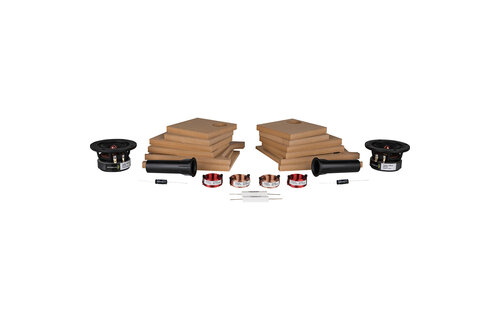 Copperhead Desktop Full-Range Speaker Kit with Cabinet | Pair