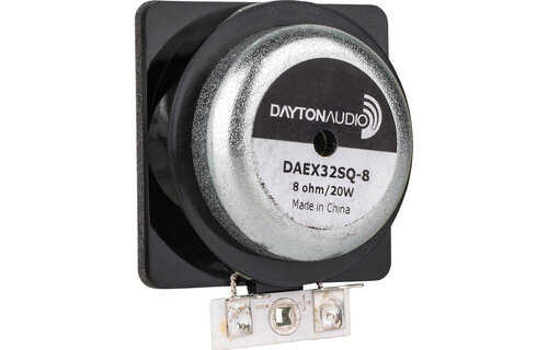 DAEX32SQ-8 Square Frame 32mm Exciter 20W 8 Ohm