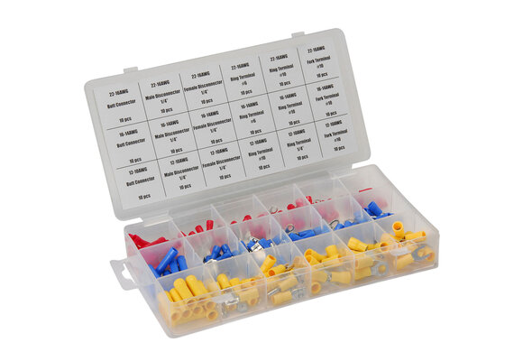 37144 Electrical Terminal Assortment 180 Pcs.
