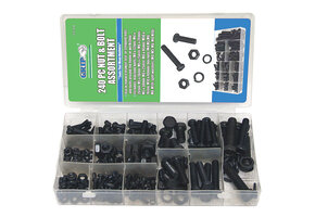 43164 240-Piece Metric Nut and Bolt Kit
