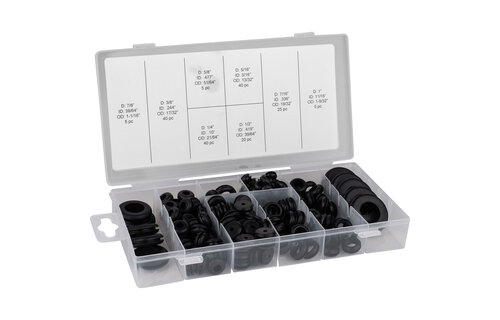 43154 180 Piece Rubber Grommet Assortment