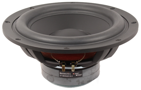 SB34SWPL76-4 12” Paper Cone Subwoofer
