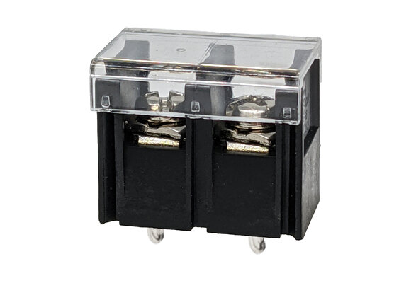 TB02 Nickel-plated Screw Terminals w/ Plastic Cover