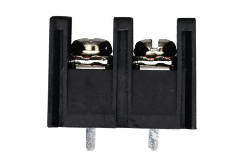 TB02 Nickel-plated Screw Terminals For PCB mounting with Plastic Cover