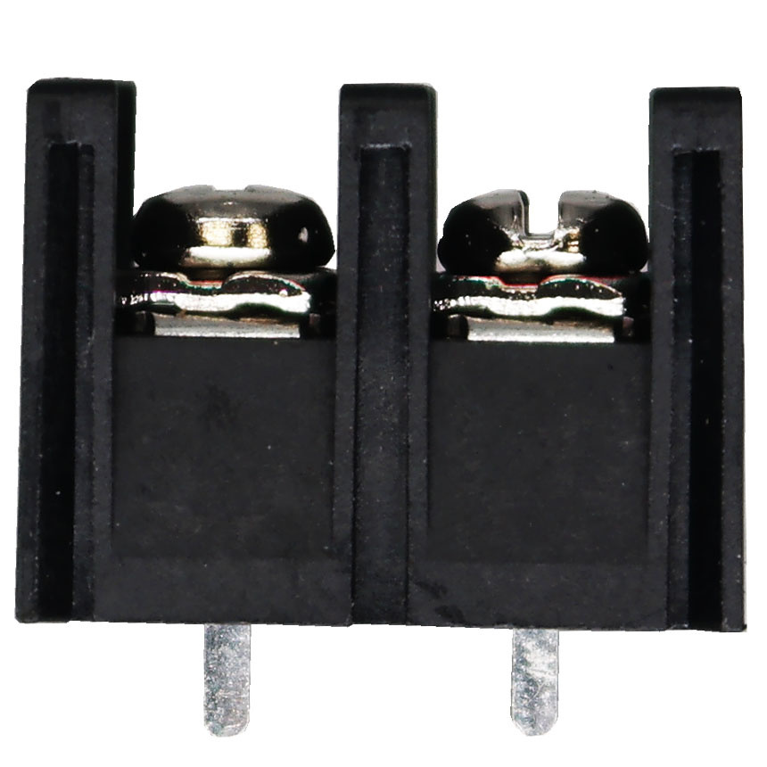 TB02 Nickel-plated Screw Terminals For PCB mounting with Plastic Cover