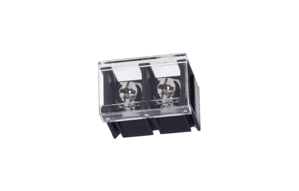 TB02 Nickel-plated Screw Terminals For PCB mounting with Plastic Cover