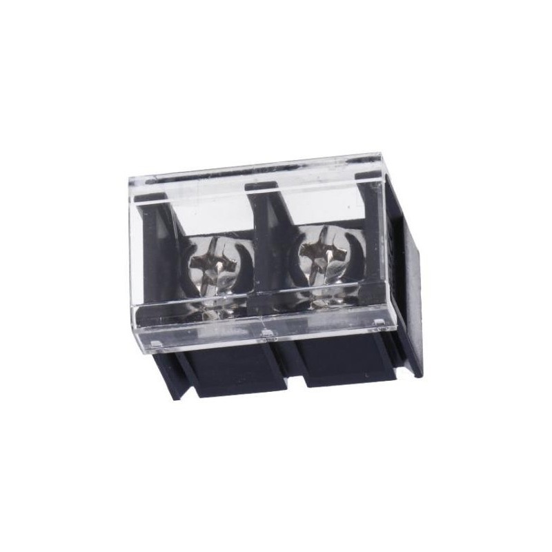 TB02 Nickel-plated Screw Terminals For PCB mounting with Plastic Cover