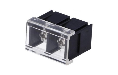 TB02 Nickel-plated Screw Terminals For PCB mounting with Plastic Cover