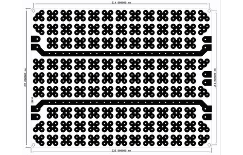 PCB-S03 Cloverleaf Pitches Crossover Board | 17 x 22 cm Circuit Boards