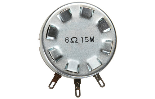 Speaker L-Pad Attenuator 15W Mono  3/8" Shaft 8 Ohm