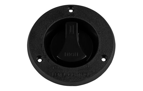 L-Pad Knob and Faceplate for 3/8" Shaft