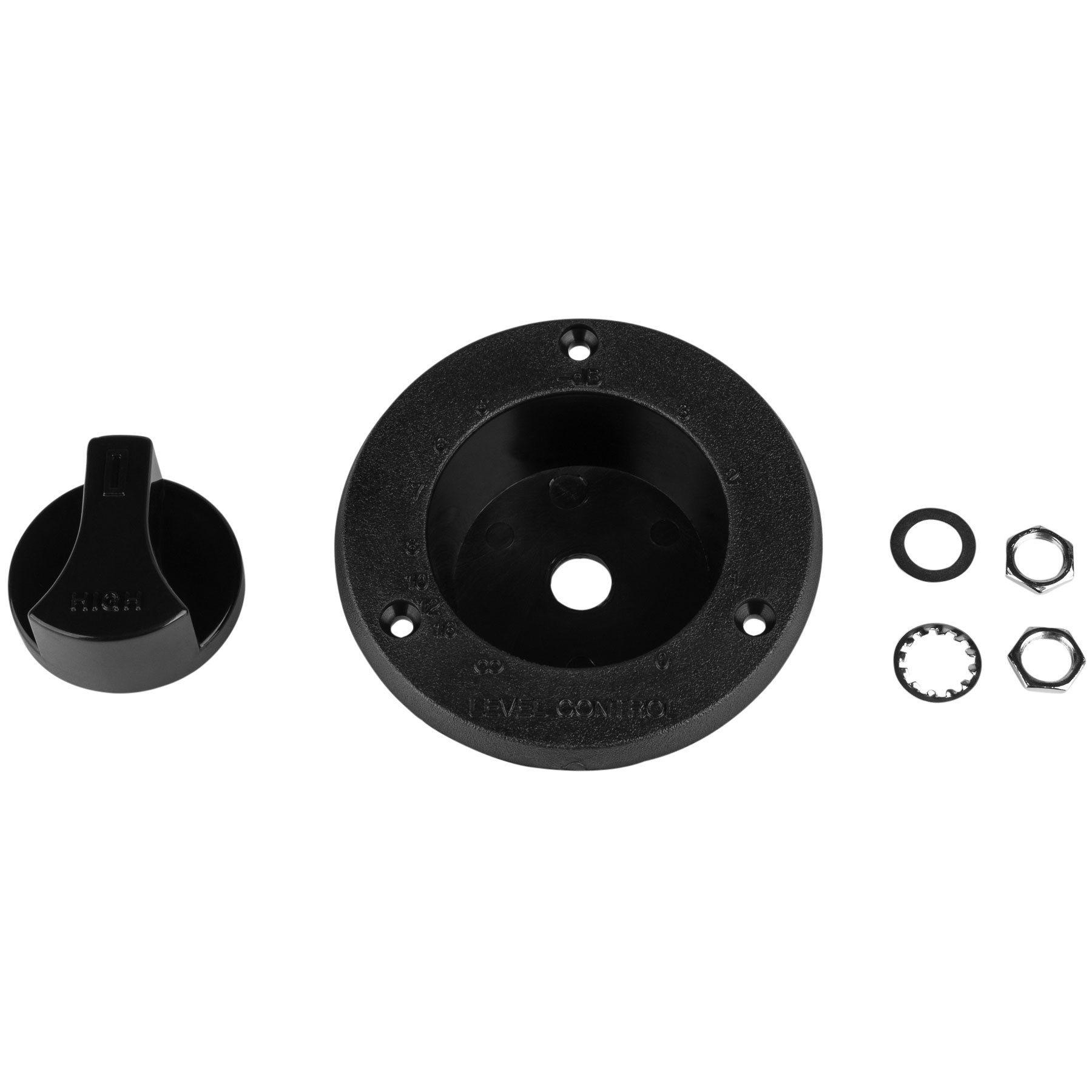 L-Pad Knob and Faceplate for 3/8" Shaft