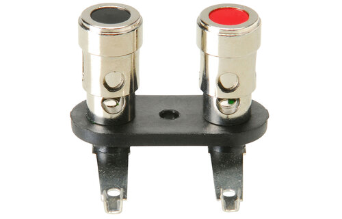 Spring Loaded Speaker Terminal Nickel 13/16" Tab