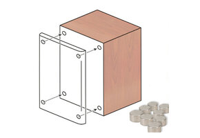 Magnetic Grill Guides 8 Pcs. | Ø10mm x 5mm