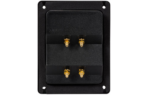 Bi-Amp Speaker Terminal Cup Gold Insulated Binding Post Banana Jack