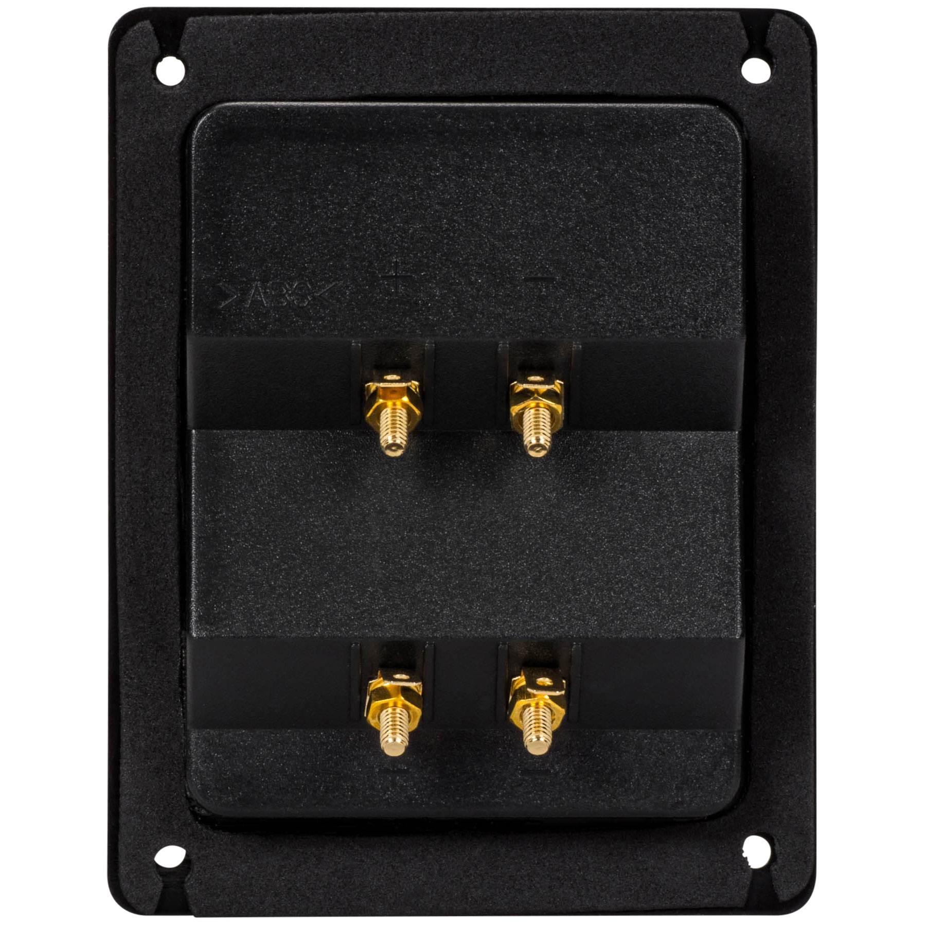 Bi-Amp Speaker Terminal Cup Gold Insulated Binding Post Banana Jack