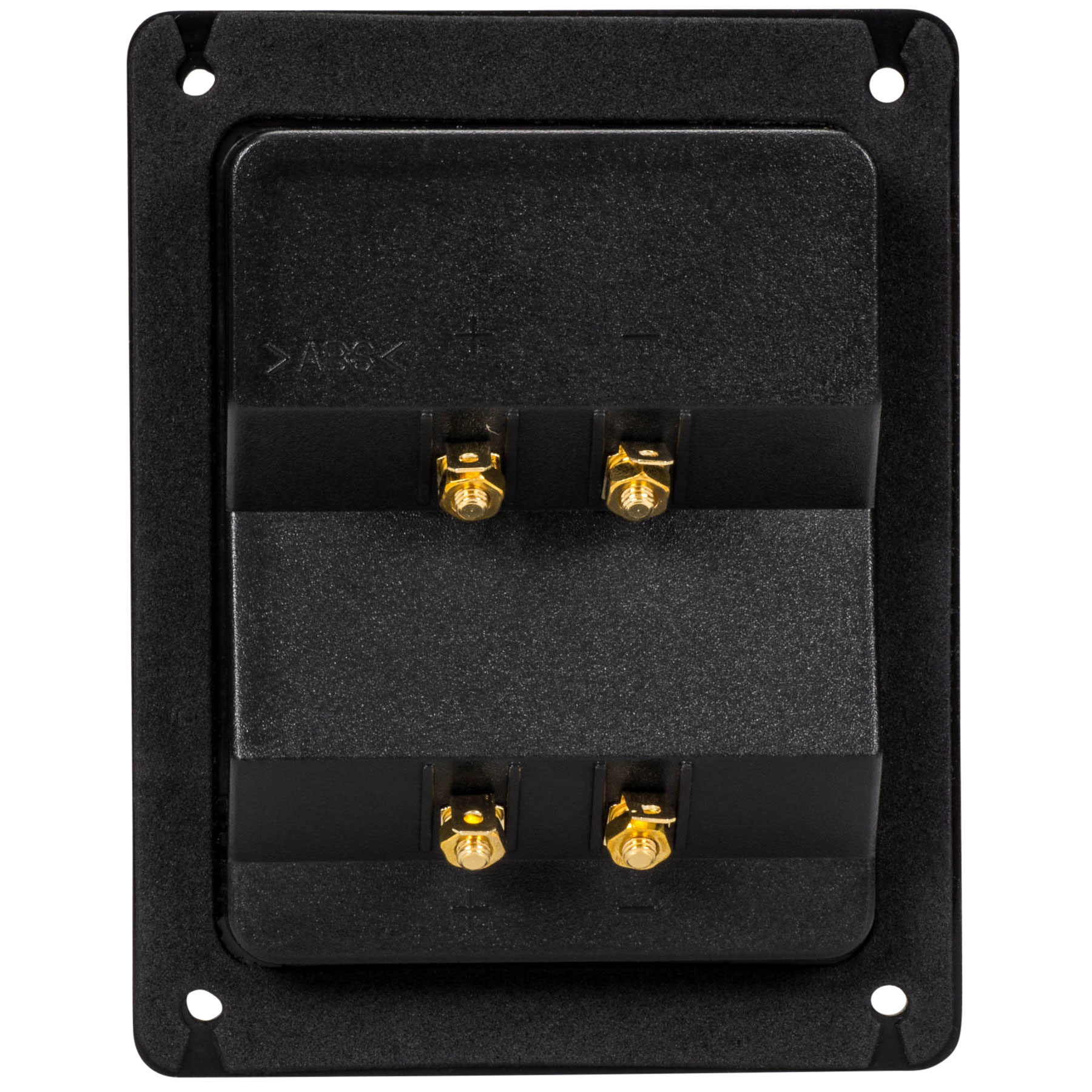 Bi-Amp Speaker Terminal Cup Gold Insulated Binding Post Banana Jack