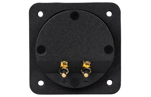 Square Speaker Wire Terminal Cup Gold Spring-Loaded