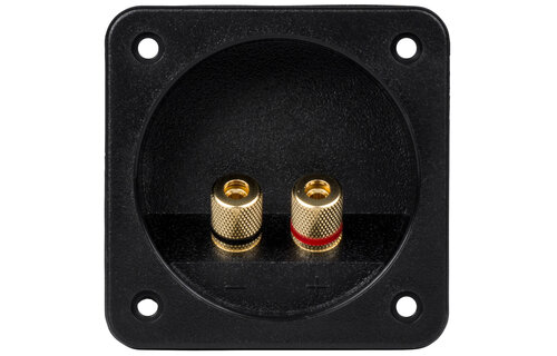 Square Gold Binding Post Banana Jack Speaker Terminal Cup