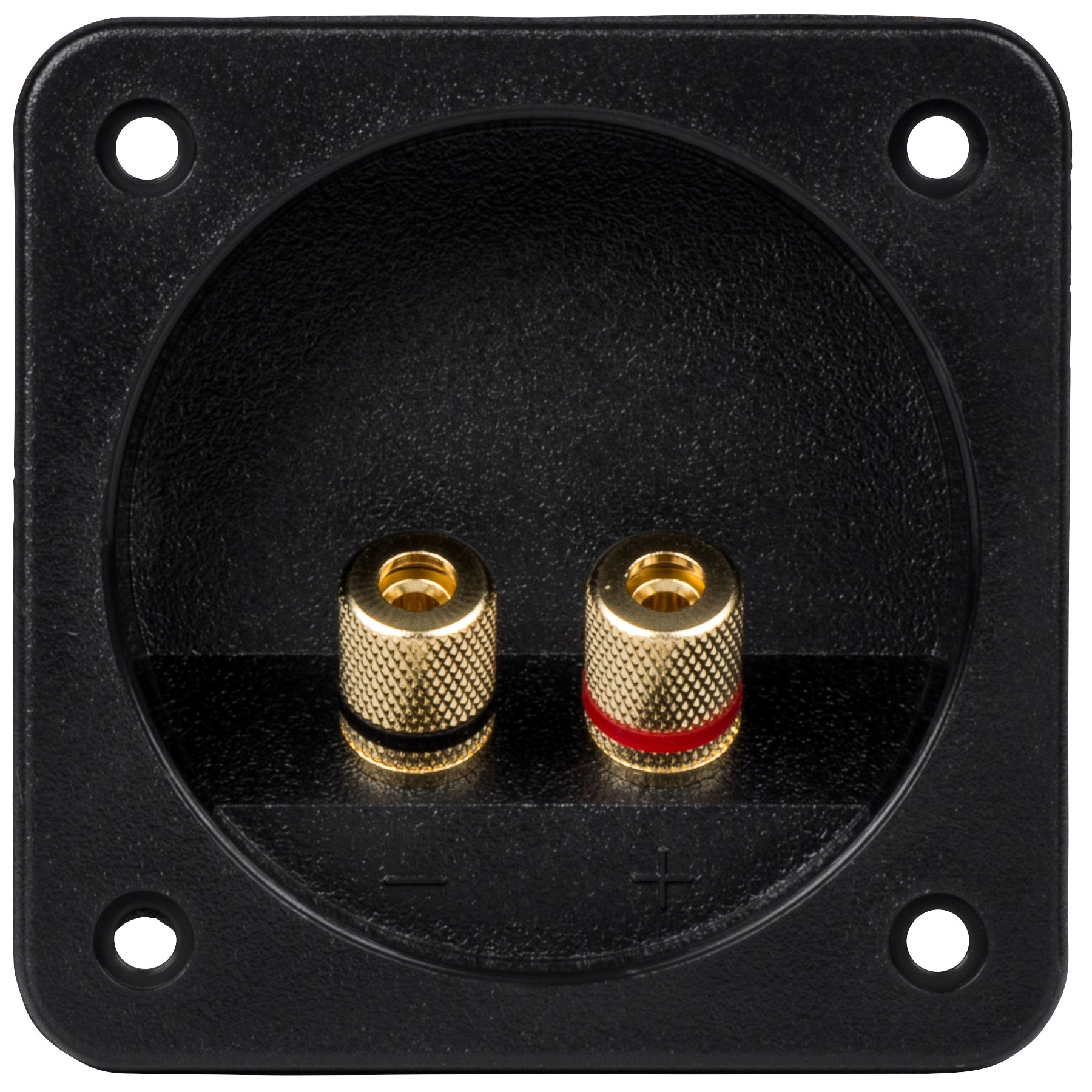 Square Gold Binding Post Banana Jack Speaker Terminal Cup