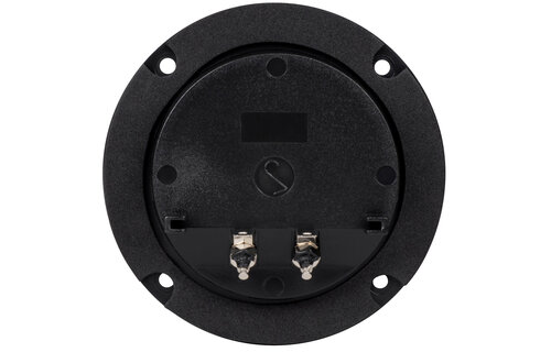 Round Speaker Terminal Cup  Satin Nickel Binding Post Banana Jack