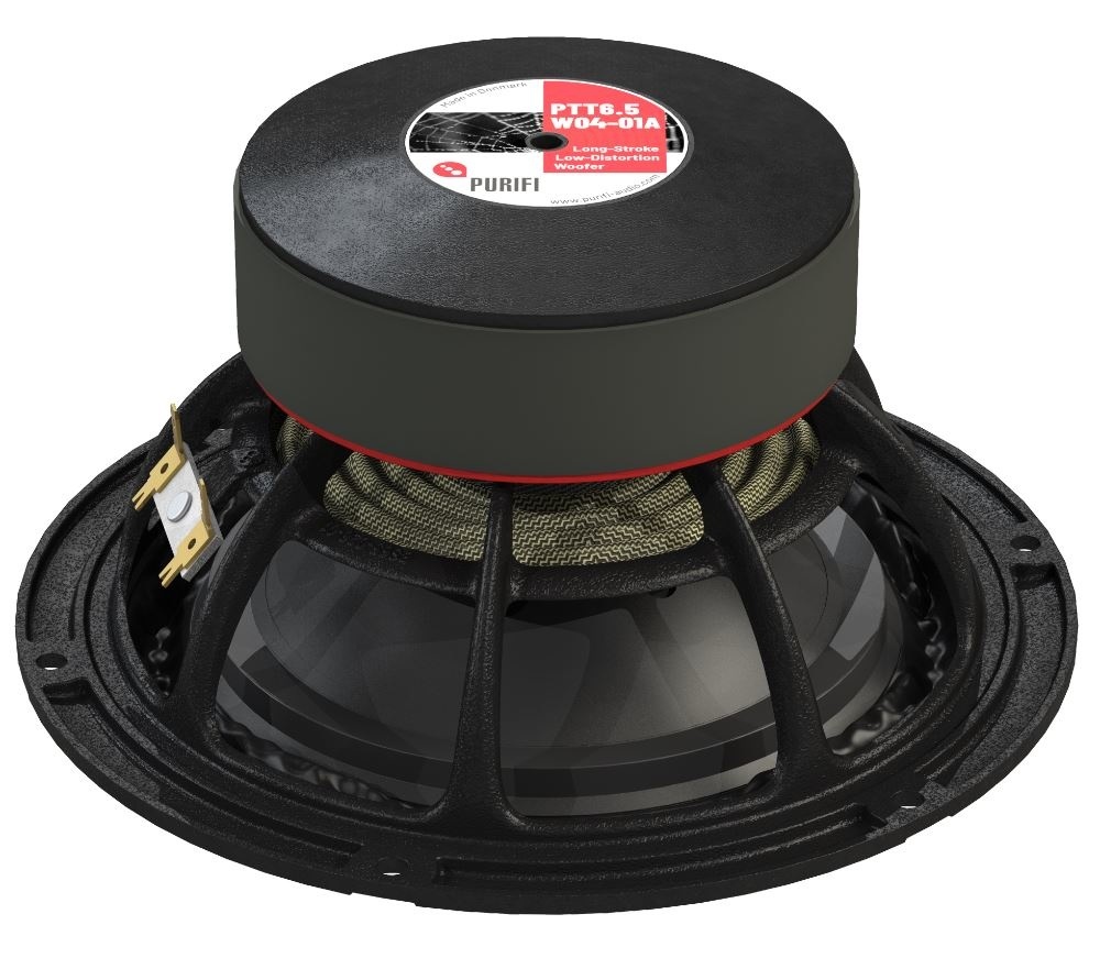PTT6.5X04-NFA-01 6.5″ Extrem verzerrungsarmer Langhubtreiber 4 Ohm