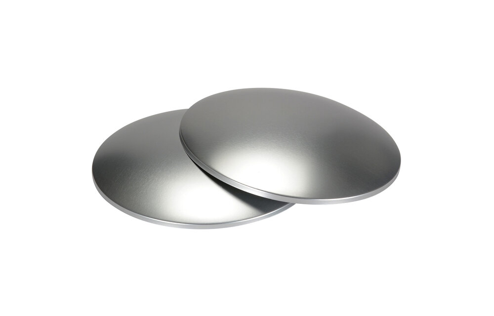 Aluminum Dust Cap Pair | 4-1/8"