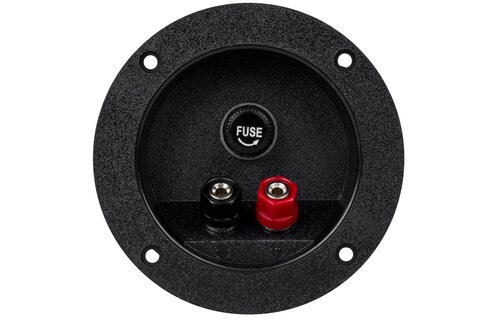 Round Speaker Terminal Cup with Fuse Holder Binding Post Banana Jack
