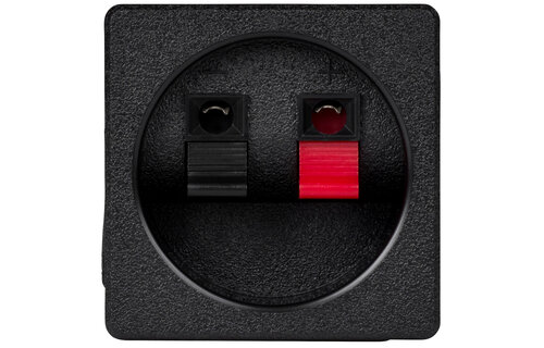 Square Pressfit Speaker Wire Terminal Cup Spring Type