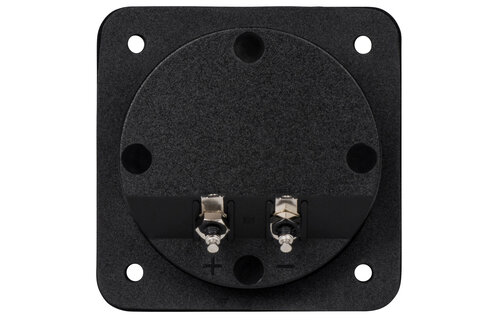 Square Speaker Terminal Cup Satin Nickel Binding Post Banana Jack