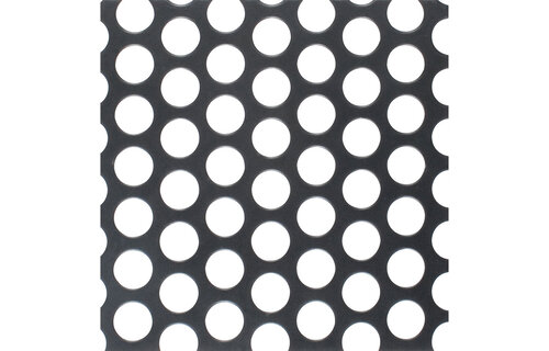 Formed Metal Grill Pair with 8mm Round Holes | 304.8 x 457.2 x 25.4 mm