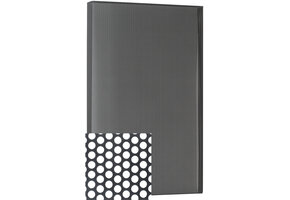 Formed Metal Grill Pair | 8 mm Round Holes | 38 x 55,9  x 2.5 cm