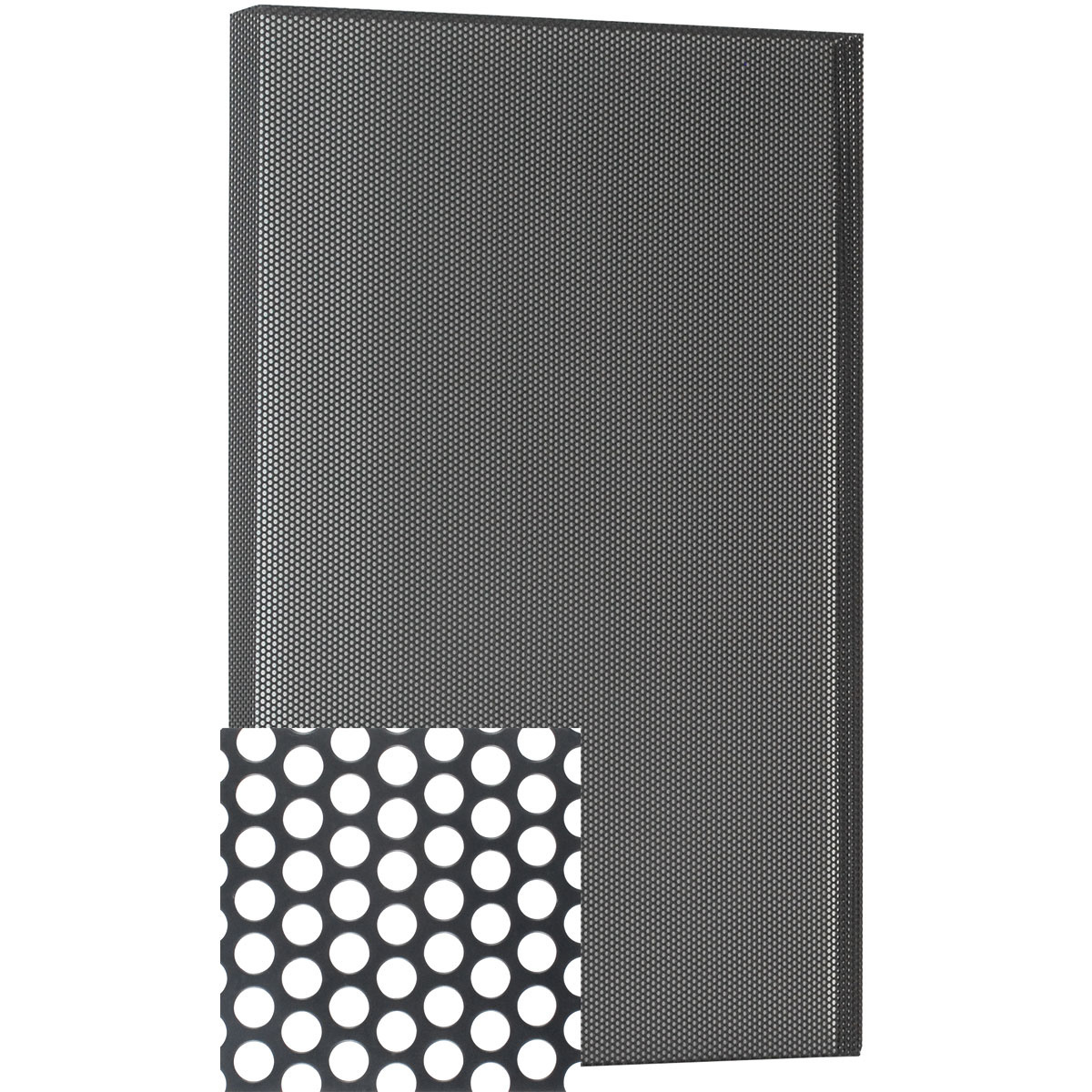 Formed Metal Grill Pair with 8mm Round Holes | 381 x 558.8 x 25.4 mm