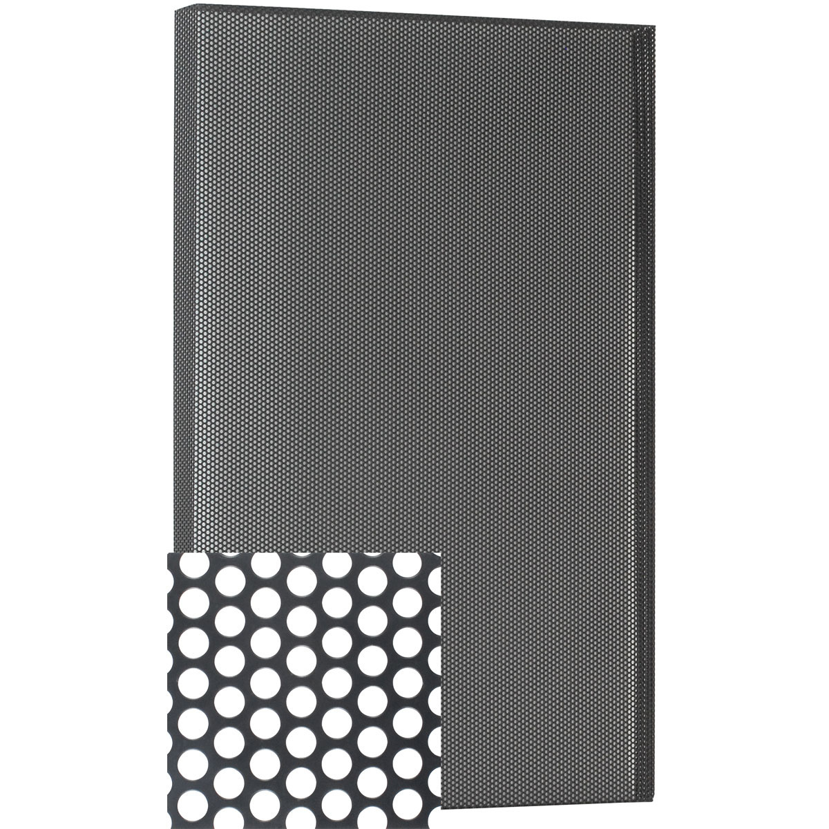 Formed Metal Grill Pair with 8mm Round Holes | 711.2 x 457.2 x 25.4 mm