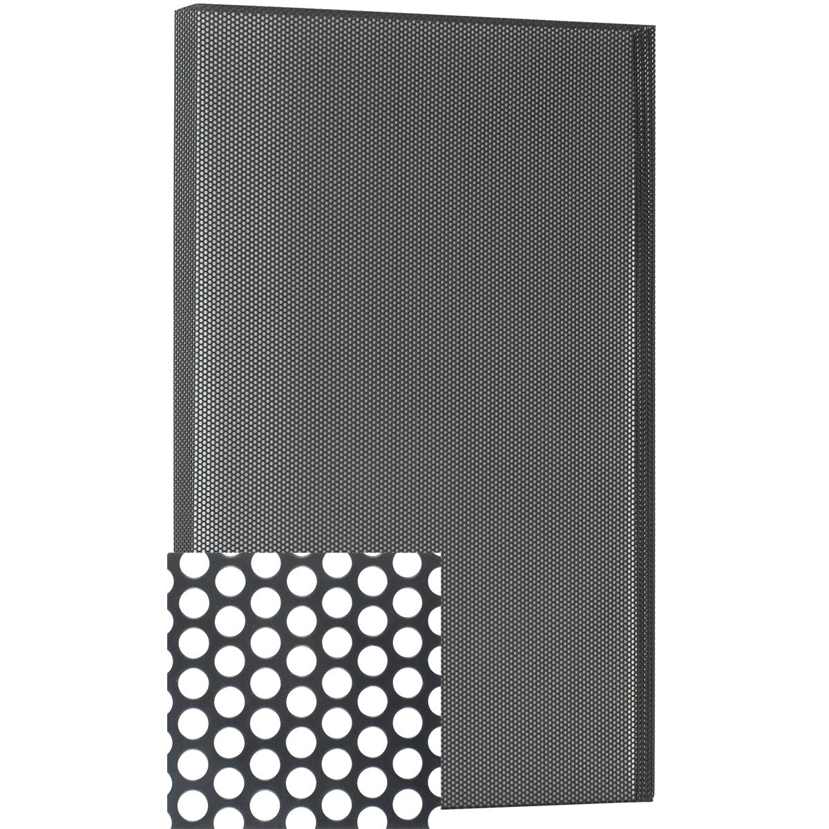 Formed Metal Grill Pair with 8mm Round Holes | 571.5 x 762 x 25.4 mm