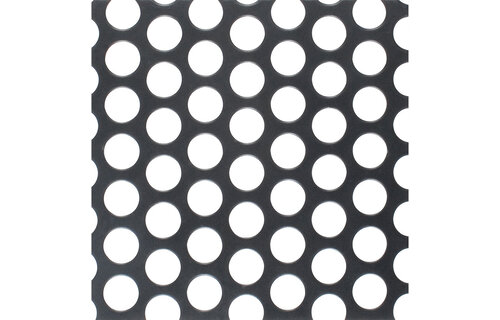 Formed Metal Grill Pair with 8mm Round Holes | 571.5  x 762 x 25.4 mm